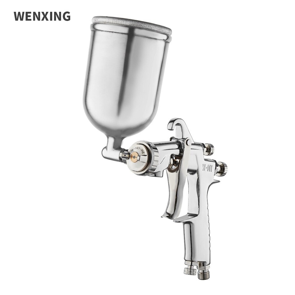 Spray Gun Pneumatic  / Airbrush Metal Tank 1.0mm - F-75 / Tank Gun Cat / Spray Gun