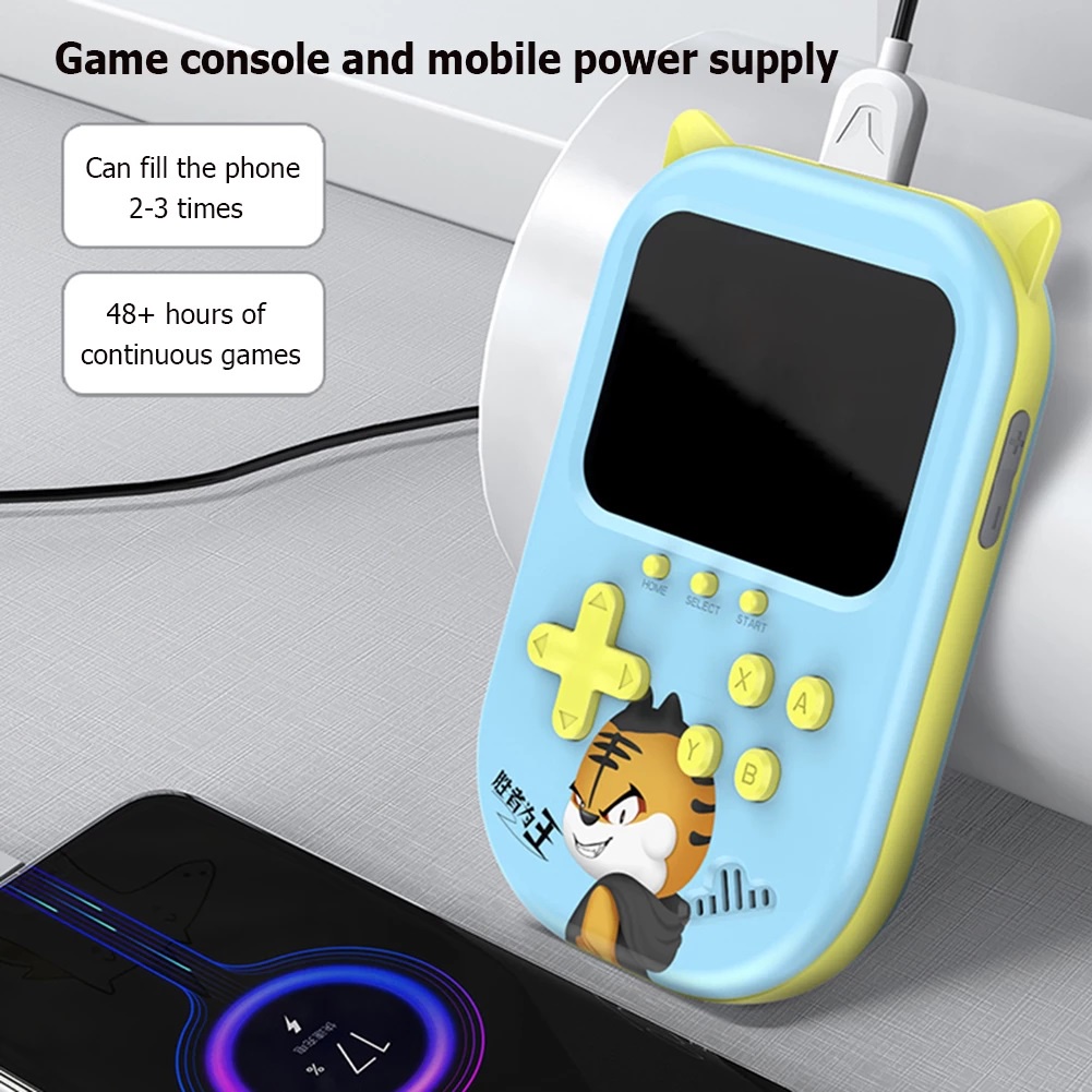 COD√Gameboy Retro 500 Game in 1+Powerbank 5000 mAh Mini Portable Console Game Ready Stock