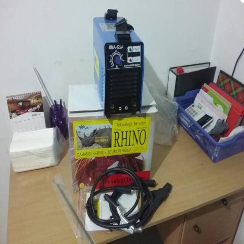 MESIN LAS BLACK RHINO MMA-120 / TRAFO LAS / TRAVO LAS