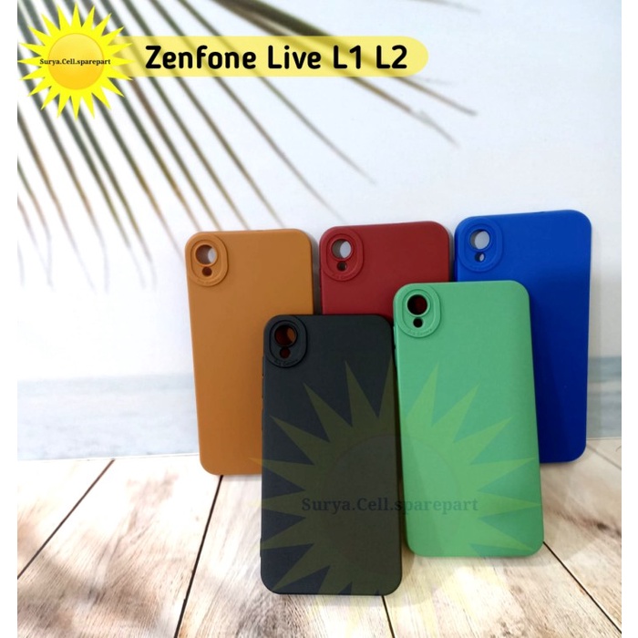 Case Slim Matte Pro Camera Asus Zenfone Live L1 L2 - SC