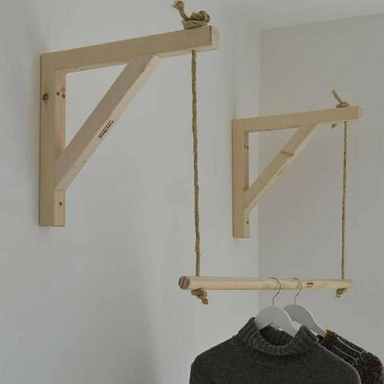 GANTUNGAN BAJU KAYU MINIMALIS / GANTUNGAN HANGER KAYU TERLARISS...,,,,,