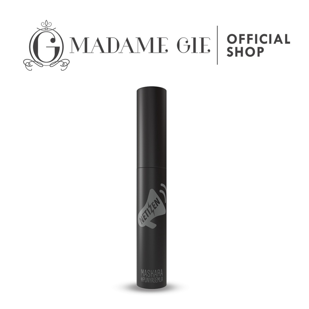 Mascara Madame Gie Mascara Netizen - Black Clear Make Up Maskara Waterproof