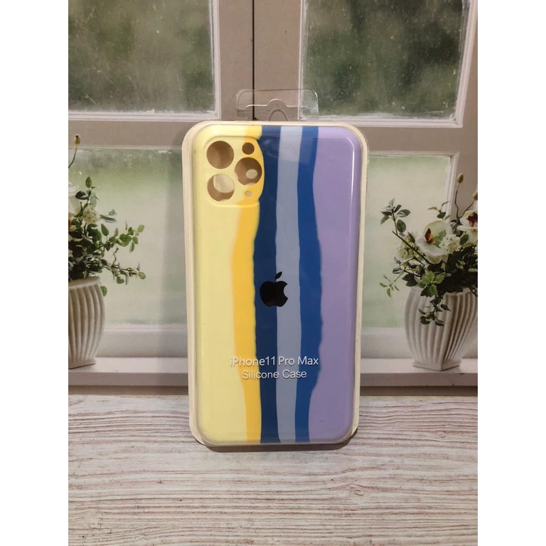 CASE IPHONE 11 PRO MAX SILIKON CASE NEW RAINBOW COVER IPHONE 11 PRO MAX