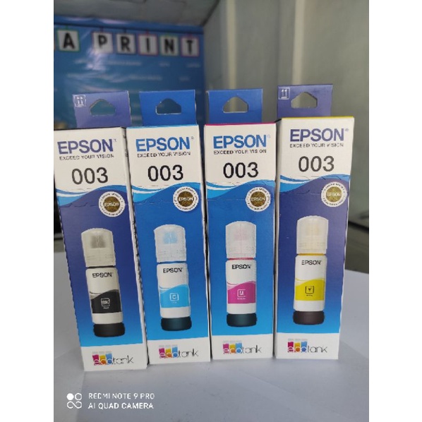 Tinta ori epson 003 for printer L1110, L3110, L3150, L5190