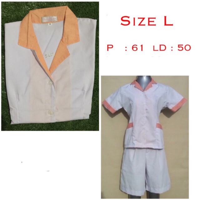 seragam Baby sitter size SML / seragam suster / nanny's uniform