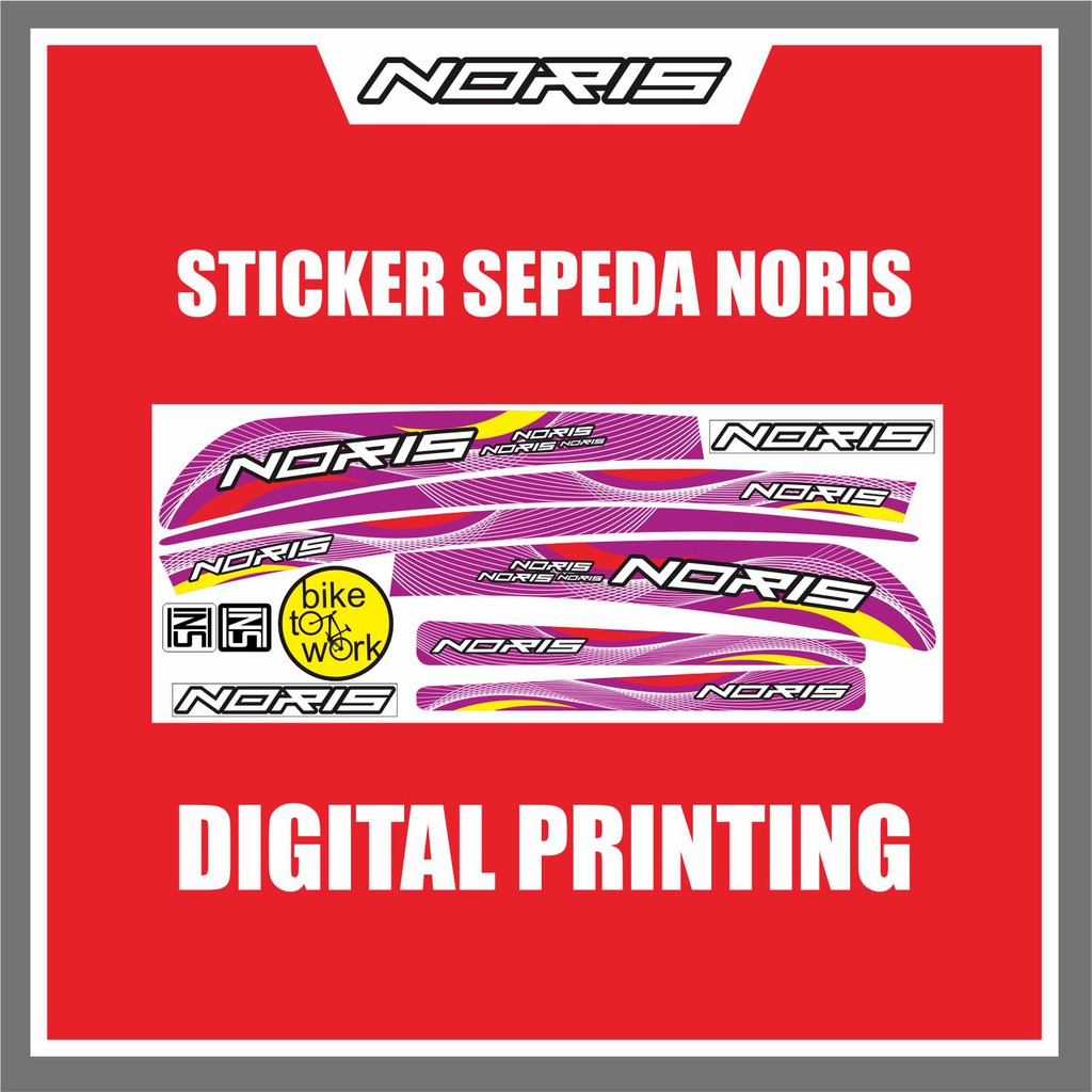 STICKER SEPEDA NORIS 01