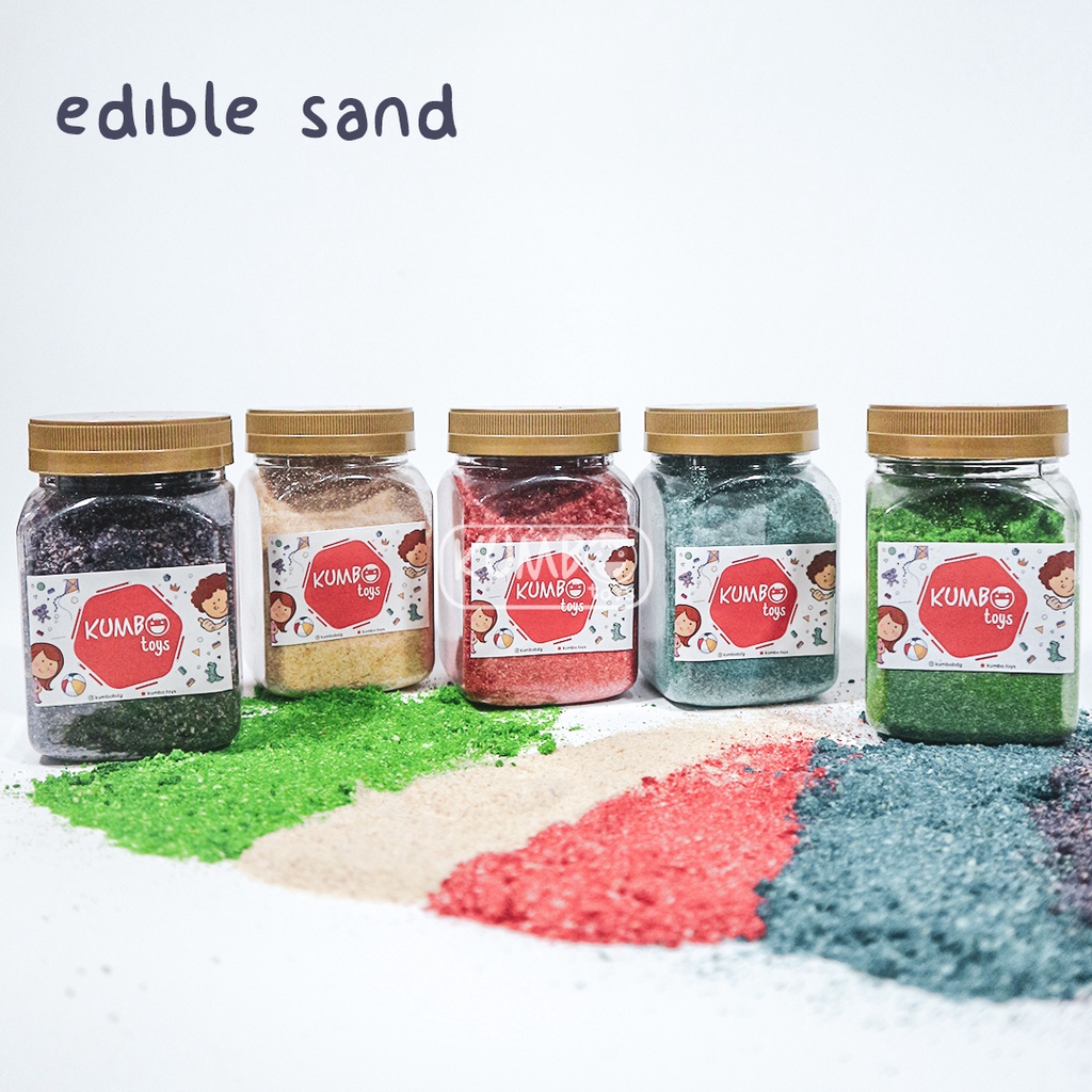 Mainan Edukasi Anak Pasir Edible Sand Montessori Play