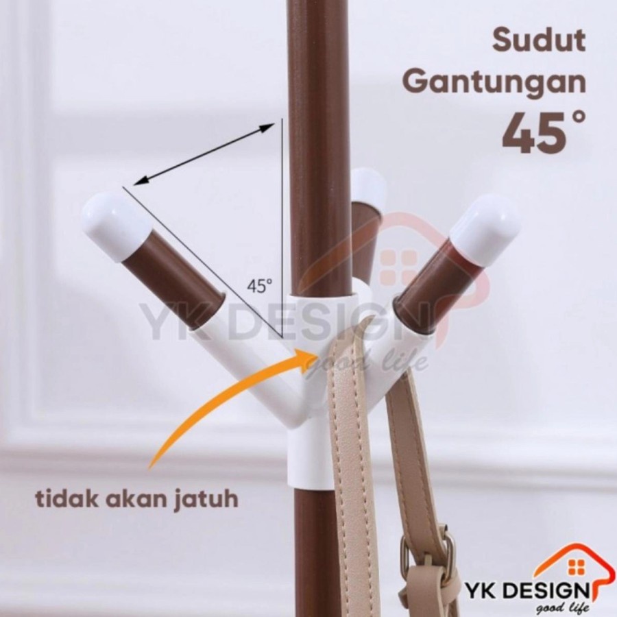 EM Stand Hanger Gantungan Topi Gantungan Jaket