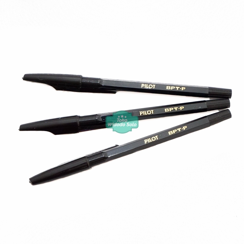 

Pulpen Pilot BPTP Hitam/ Biru/ Merah (Bolpoin Ballpoint Tinta Stainless Tip) Fine Point Black - 1 Buah