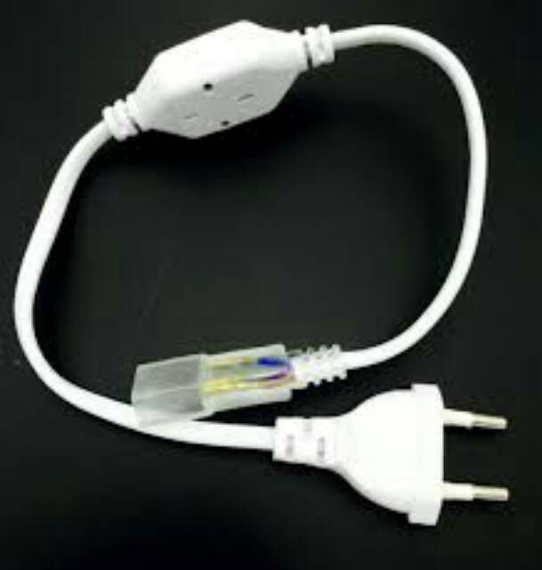 Conector LED Selang 5050 220V  Adaptor Led Strip IP66 100M konektor Soket colokan ledstrip Meteran