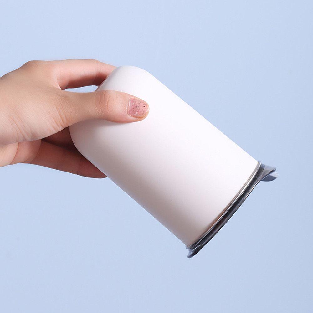 Solighter 300ml Botol Air Minum Cangkir Bir Air Teh Stainless Steel Anti Bocor