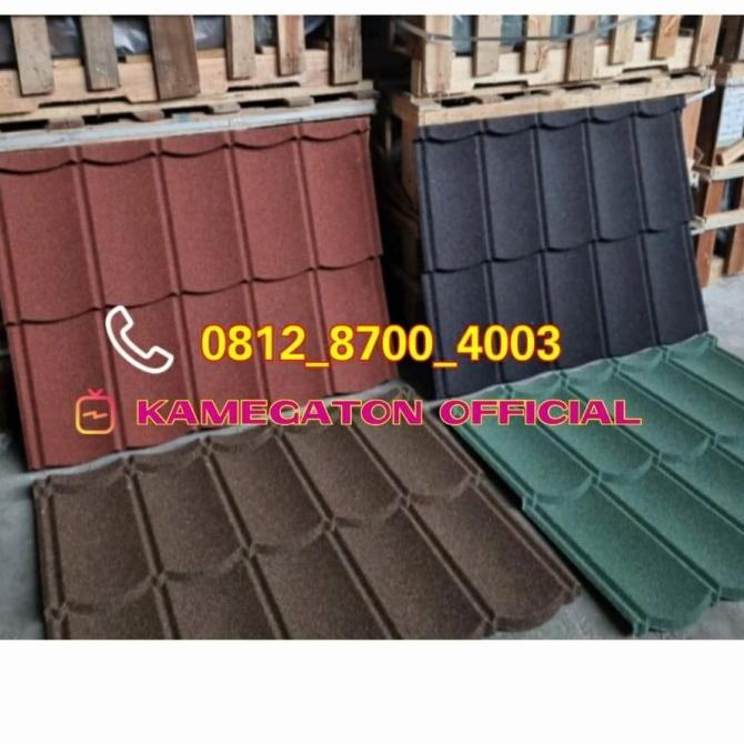 GENTENG Genteng Metal Pasir multiroof 2x5 x 0.40mm Pretty maroon / multi roof