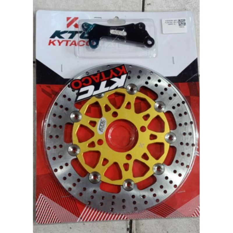 DISC BRAKE PIRINGAN CAKRAM KTC KYTACO NEW LOGO BEAT VARIO GENIO SCOOPY UK 260 MM ORIGINAL