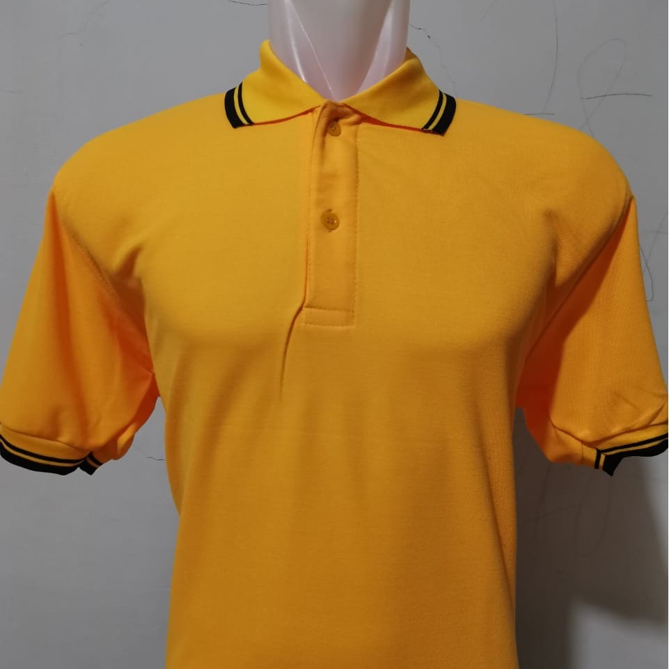 Kaospolos - Kaos Kerah Polo Shirt Pria Kerah Stripe / Kaos Pria Polos Seragam Lengan Pendek