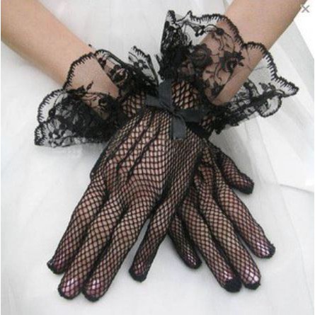 HG-06 Sarung Tangan Pengantin Wanita BRUKAT PITA wedding gloves pesta net pita