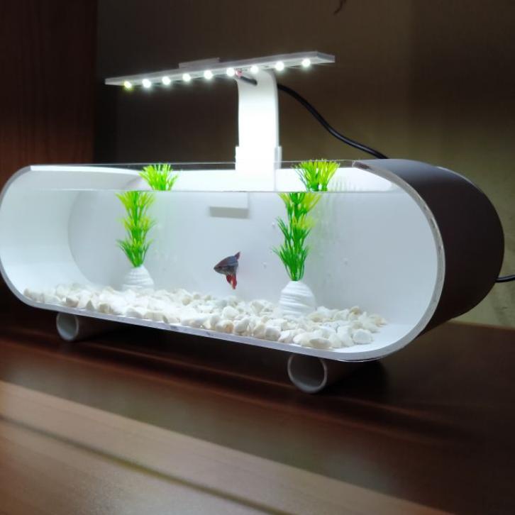 Penjualan Terbanyak.. Aquarium akrilik fullset/ aquarium mini / aquarium cupang