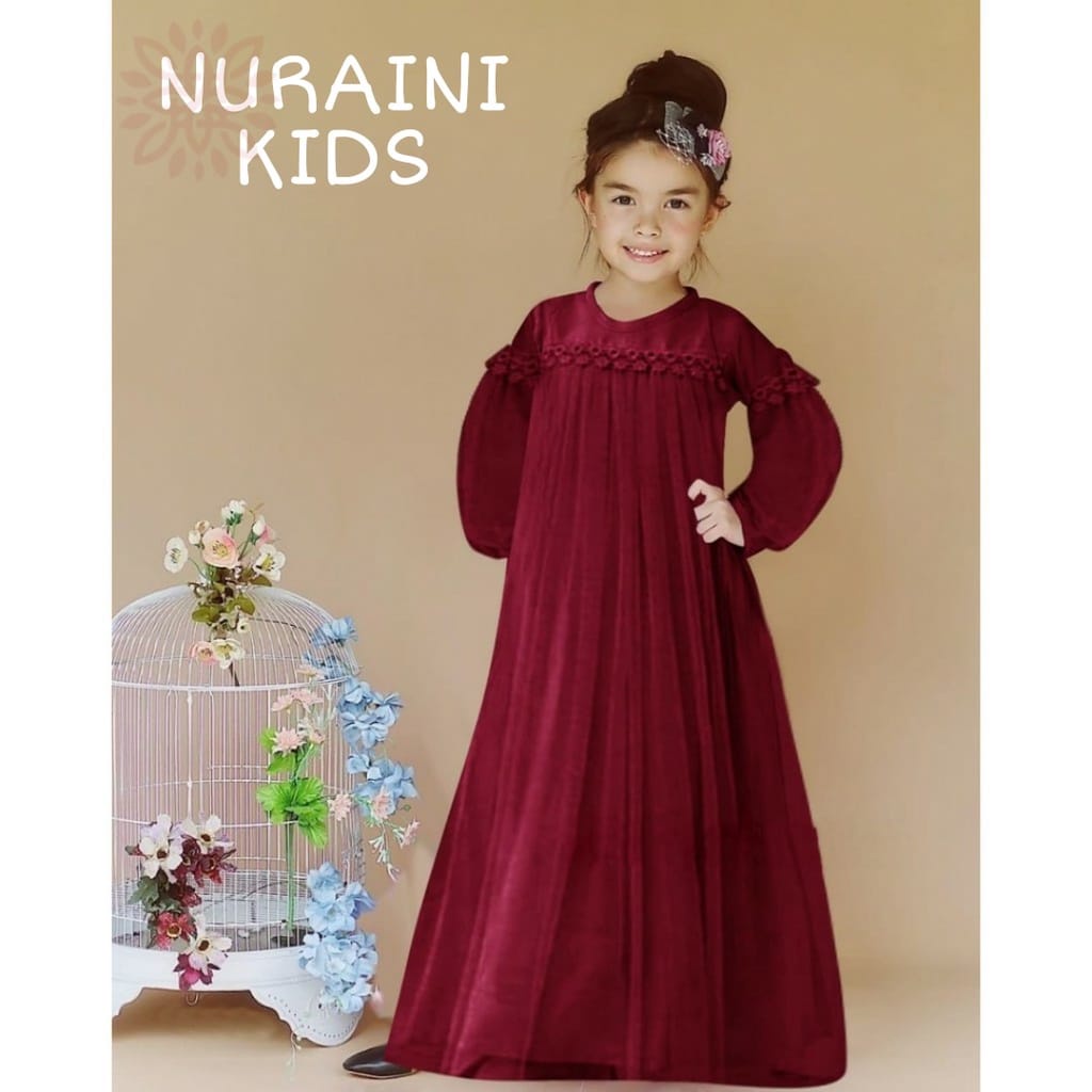 baju anak terbaru - dress anak - gaun anak - 3-12tahun - dres kombinasi