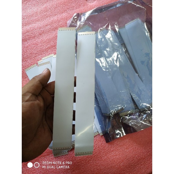 kabel fleksibel - lvds - kabel tcon - 60 pin - panjang 20 cm - new ori - satu set