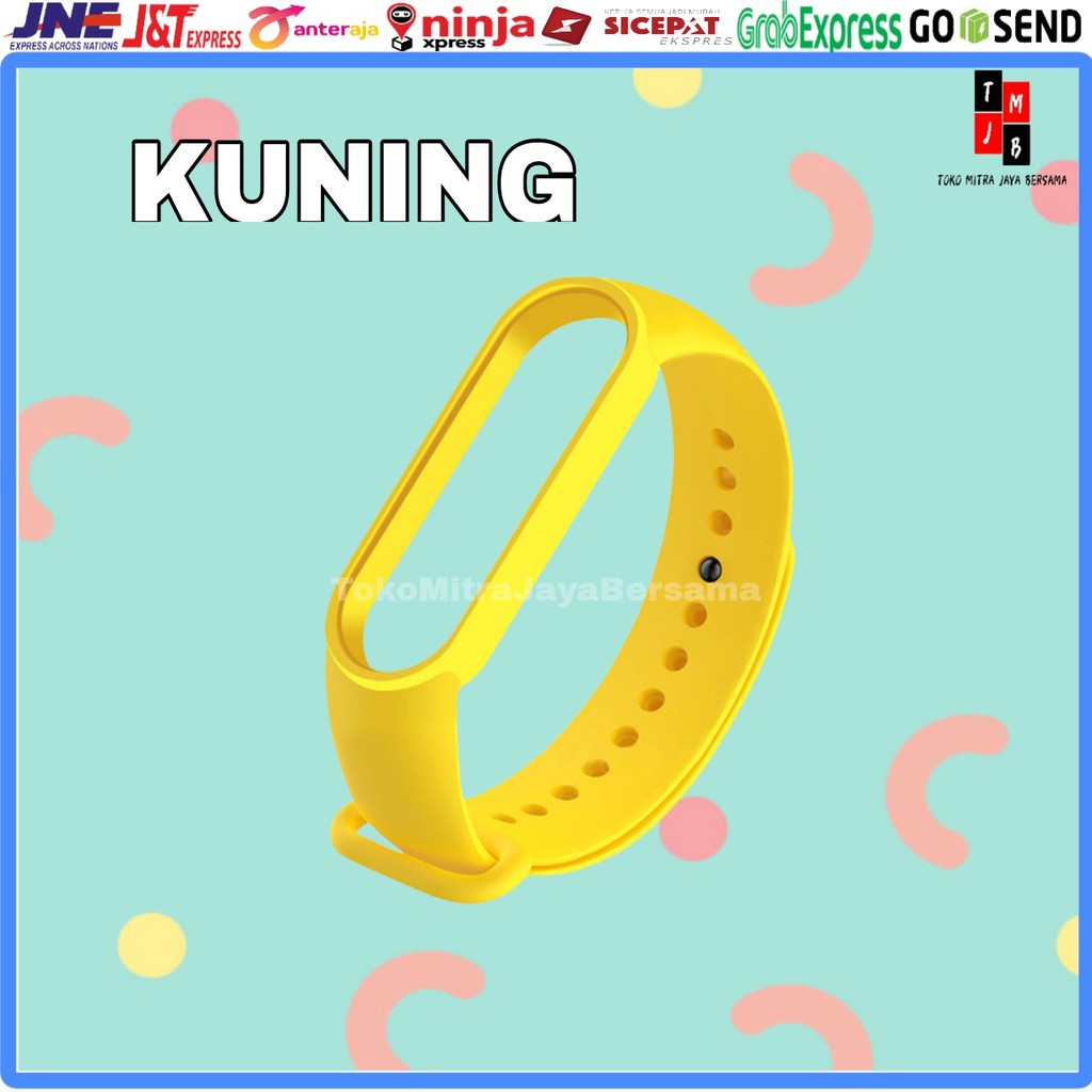 STRAP XIAOMI MI BAND 5 / 6 TALI JAM SILICONE PREMIUM HIGH QUALITY TPU POLYMER XIAUMI