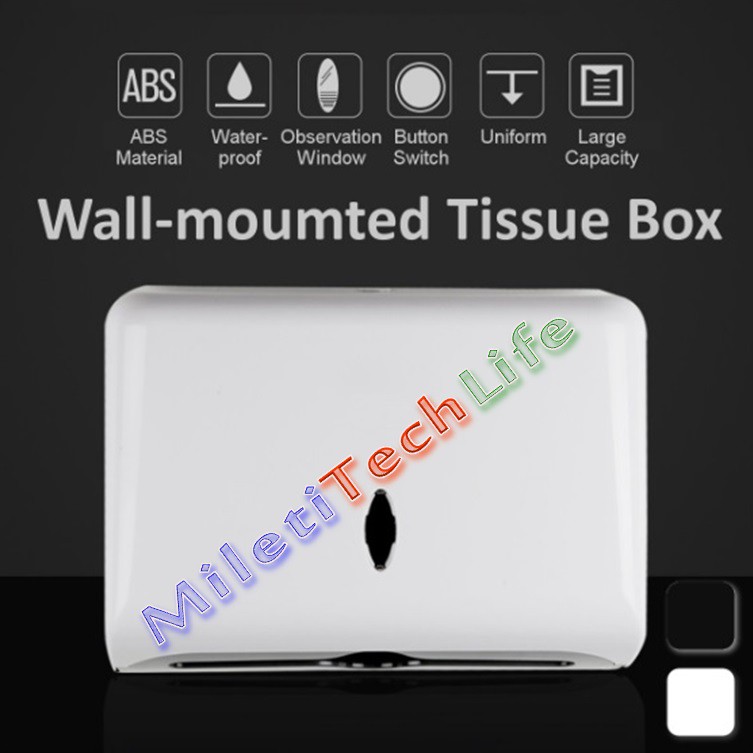 Tissue Dispenser FQ-604-A/B Tempat Tissue Hand Towel for Hotel Office Mall Hospital dll