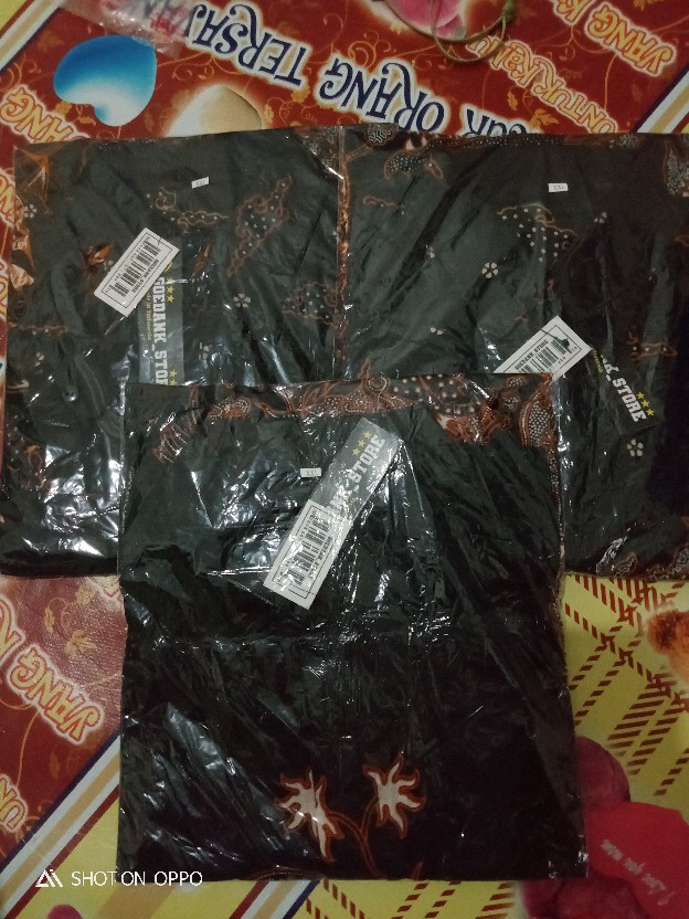 Goedankstorehrb026 Kenongo Hem Kemeja Batik Pria Lengan Panjang Katun Primis Premium Halus Mlxlxxl