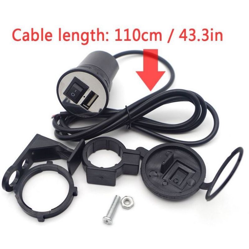 Motorcycle phone Charger Charging Casan Chasan Motor Anti air Stang Waterproof