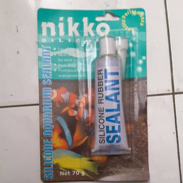 

LEM SEALANT NIKKO LEM PEREKAT LOGAM KAYU KARET BATU SILICONE RUBBER PALING MURAH