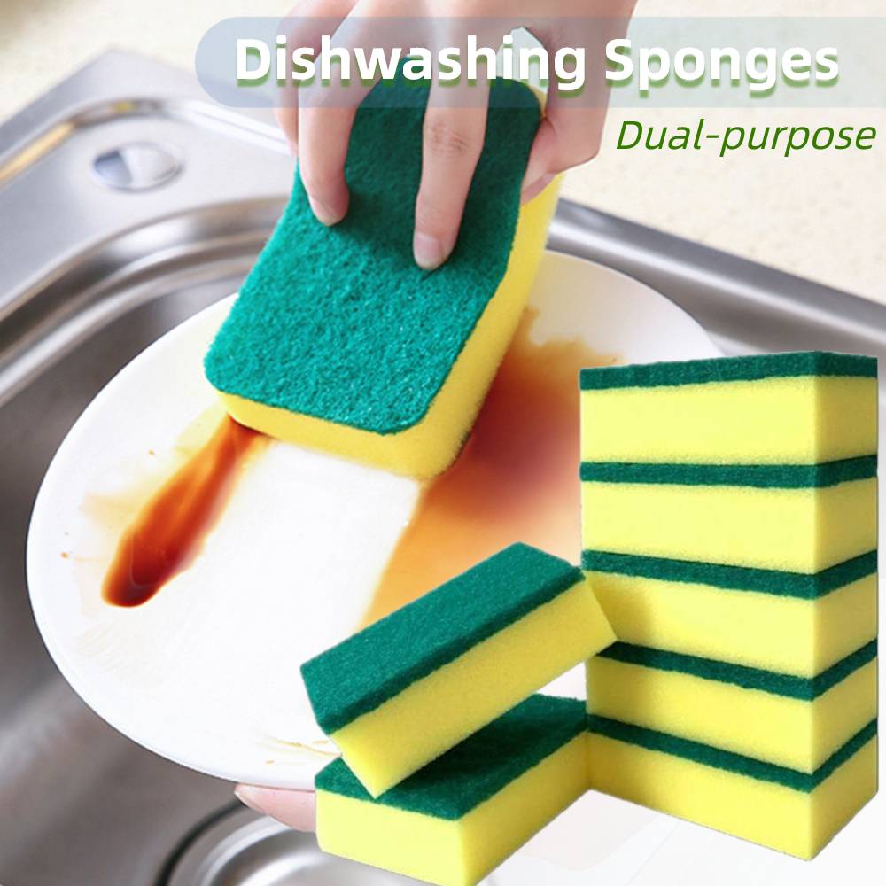 IKILOSHOP Sabut Spons Cuci Piring sponge scouring pad sponge 2 Dua Sisi Murah Tebal