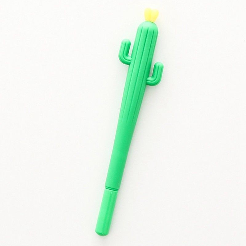 

Perlengkapan Sekolah Yo Yo Soft Gum Cactus Gel Pen Plant Creative Signature Pen Office Supplies