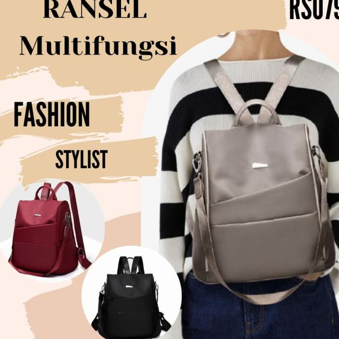 Tas Import / Tas Ransel Wanita / Tas Ransel Anti Maling - RS079