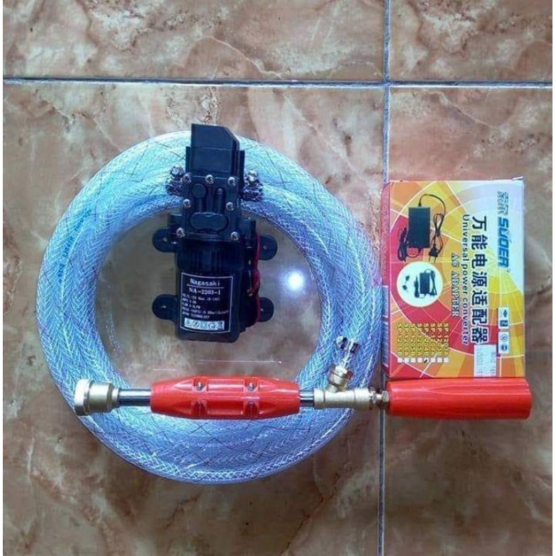 alat cuci motor portabel