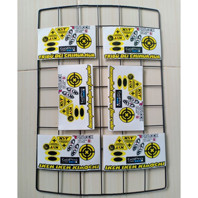 STIKER HELM KYT