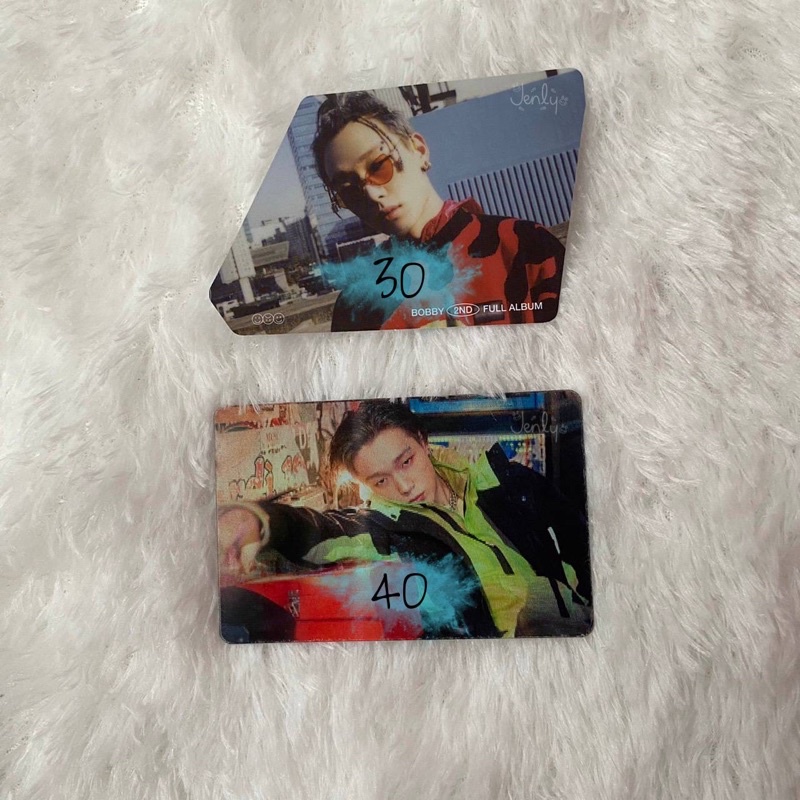 photocard bobby lucky man lenticular
