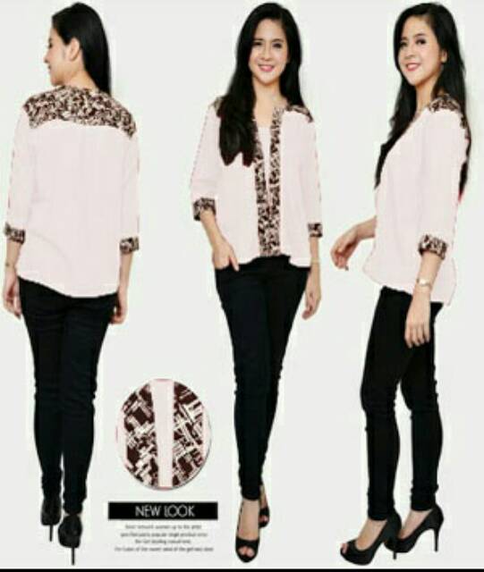 BLOUSE MONICA / kombi batik