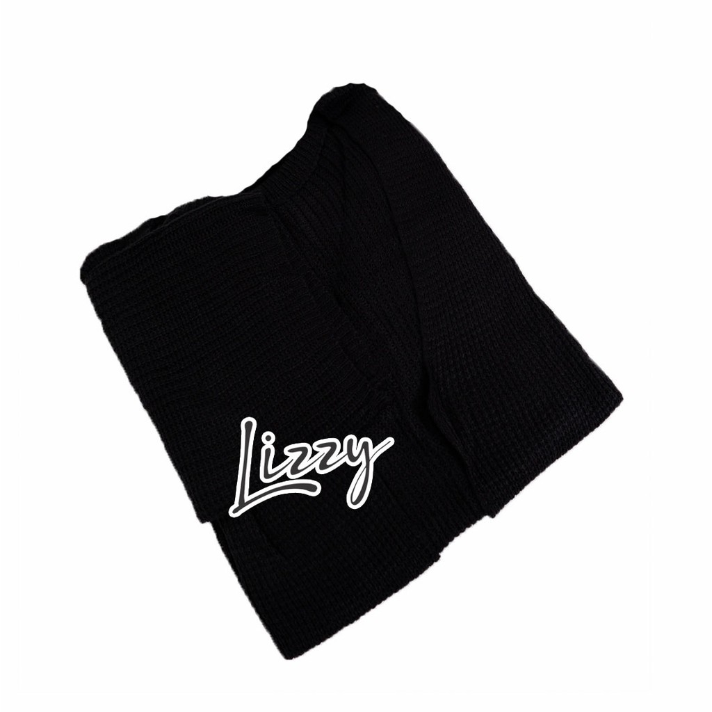 Locy cardigan oversized BY LIZZY-locy hitam
