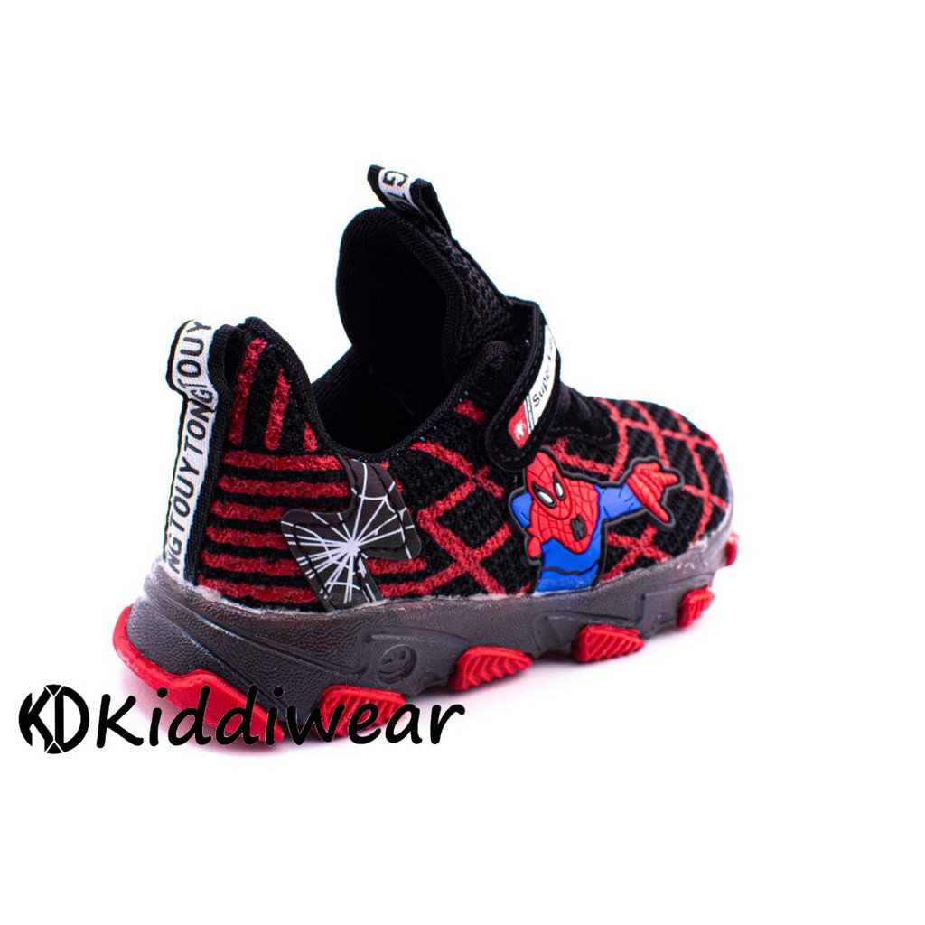 (Kiddiwear) Sepatu anak led New LED  Kids Shoes Size 21-30 MBK44