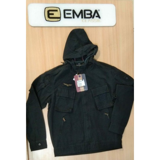 𝐄𝐌𝐁𝐀 Jaket Pria Emba Casual / Real Pic