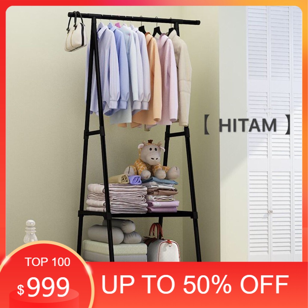 Rak Segitiga Serbaguna / Rak Segitiga Stand Hanger Triangle / Rak Segitiga Gantungan Baju Buku Serba