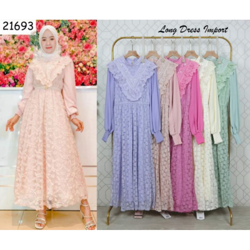 Gamis brukat kristal by-VNS