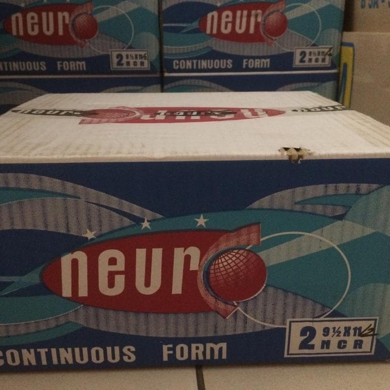 

Continuos Form 91/2 x 11 2ply NEURO KHUSUS GOJEK/NCR/Kertas Komputer