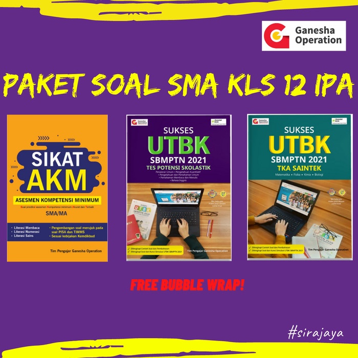 REBUTAN PAKET BUKU AKM  SBMPTN UTBK SMA IPA  ASLI BIMBEL GO