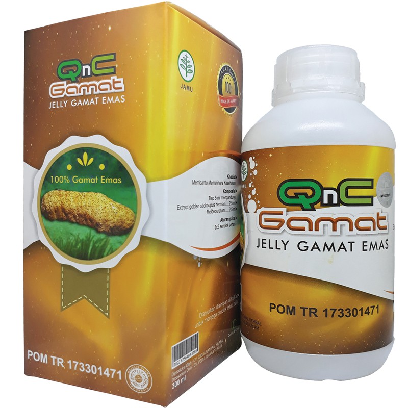 Qnc Jelly Gamat Original 100 Jelly Gamat Asli Teripang Emas Indonesia