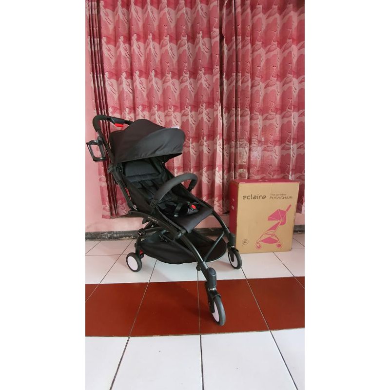 Stroller Eclaire lite2 hitam PRELOVED