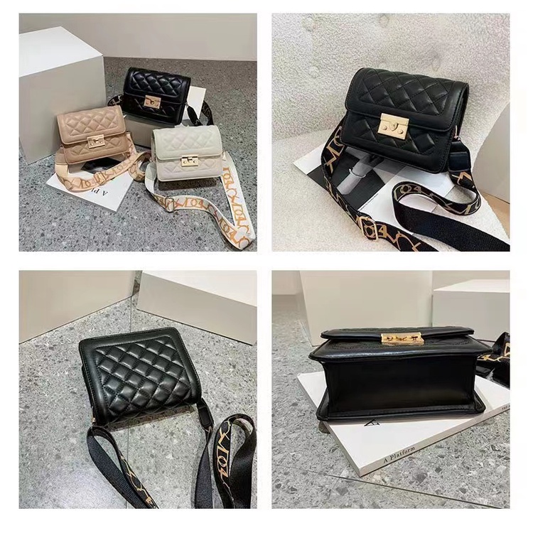 MV_Marvelouz MV602077 Tas SELEMPANG Fashion Stylish Wanita Talpan Strap Motif 1kg bisa 3 tas supplier tas import LT2077