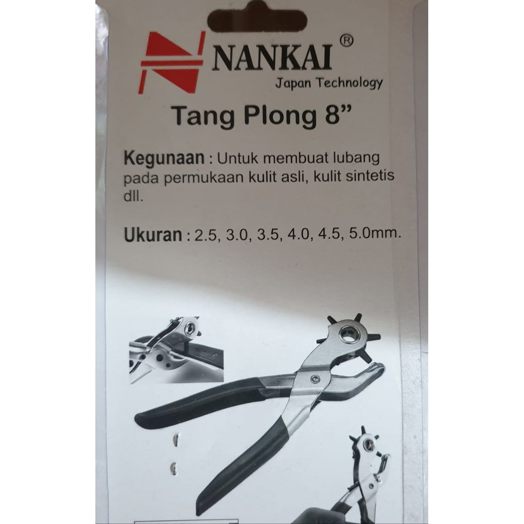 Tang Plong Sabuk PUNCH PLIER Lubang NANKAI