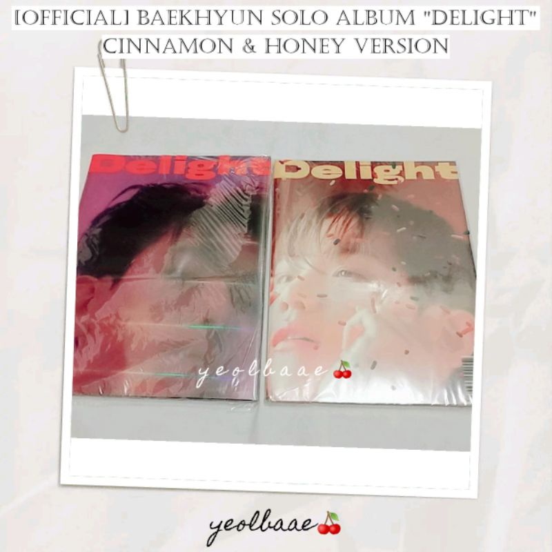 Jual [ALBUM SET] EXO BAEKHYUN SOLO ALBUM DELIGHT CINNAMON HONEY VERSION