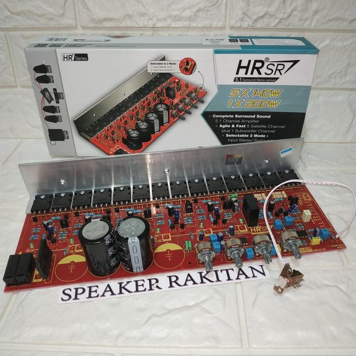 Amplifier / Kit Amplifier Home Theater Surround 5.1 Channel Hrsr Bell