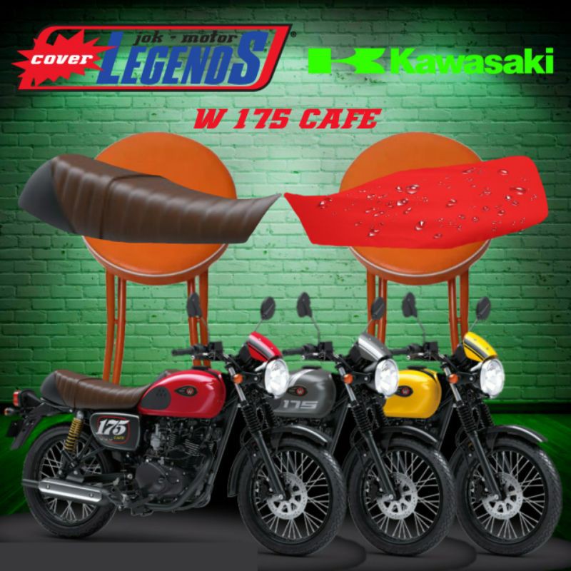 Cover Mantel Jok W175 CAFE / W175 SE Anti Air / Sarung Mantel Jok Aksesoris Motor WATERPROOF