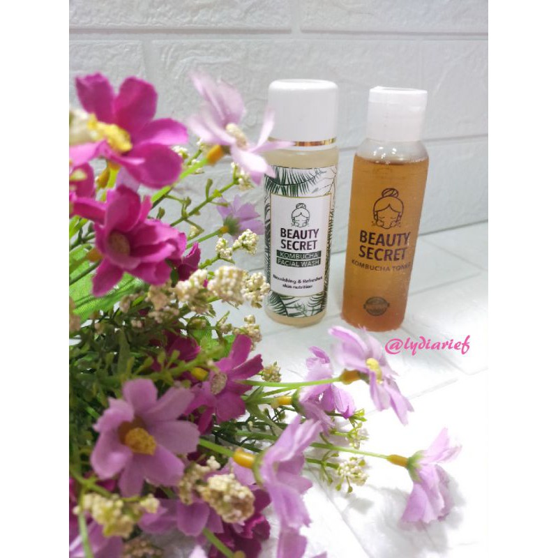 KOMBUCHA BEAUTY SECRET BUNDLE PACKAGE (Facial Wash + Toner Kombucha)