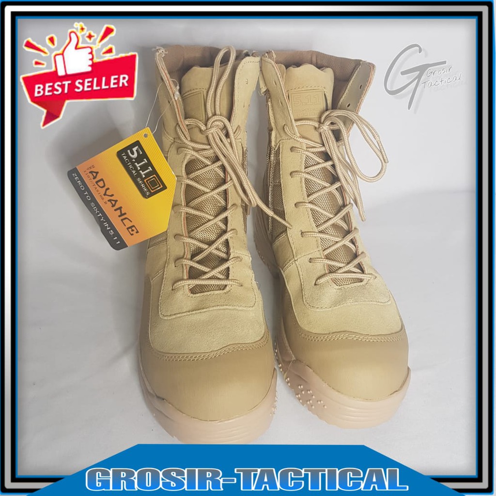 DISKON SEPATU BOOTS 511 COKLAT SEPATU TACTICAL IMPORT/SEPATU PRIA DAN WANITA